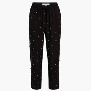 Hill House The Jewel Jammie Pant Black NWT size XS